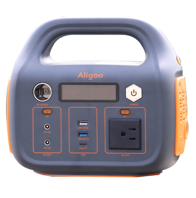 Fast charging backup power station 300W 110v-240v Aligoo energy storage fast portable power supply110V/220V 300W output power for outdoor camping medical emergency